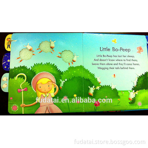 FDT customized eco-friendly baby education soft animal touch and feel board book printing